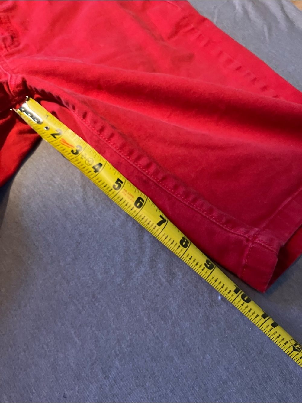 Riders by Lee Red Cotton Bermuda Shorts - Picture 3 of 6